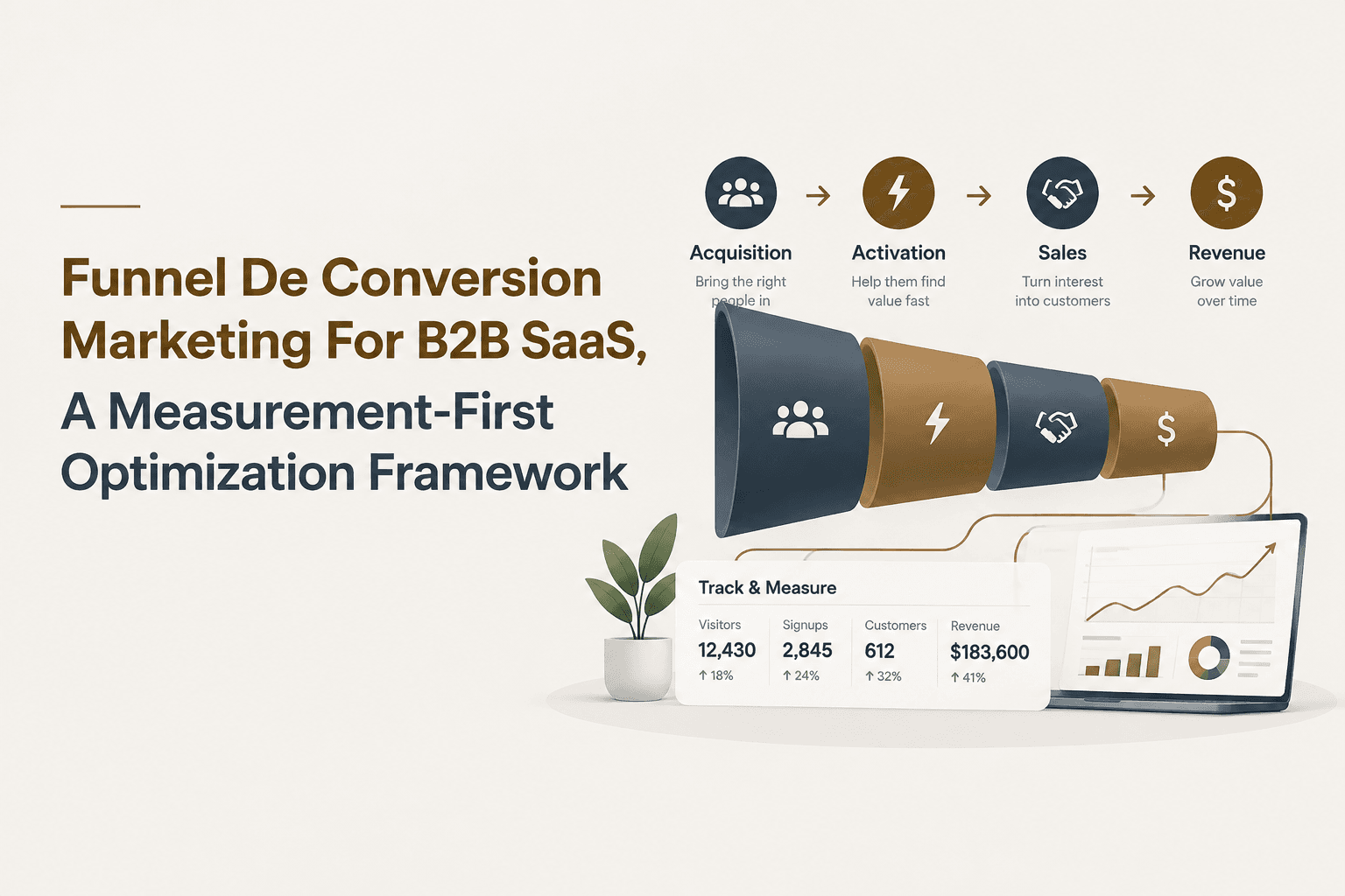 Funnel De Conversion Marketing For B2B SaaS, A Measurement-First Optimization Framework