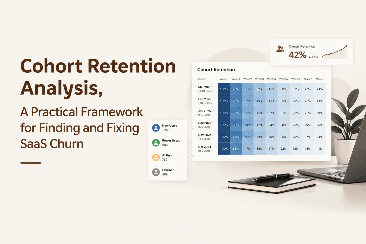 Cohort Retention Analysis, A Practical Framework for Finding and Fixing SaaS Churn