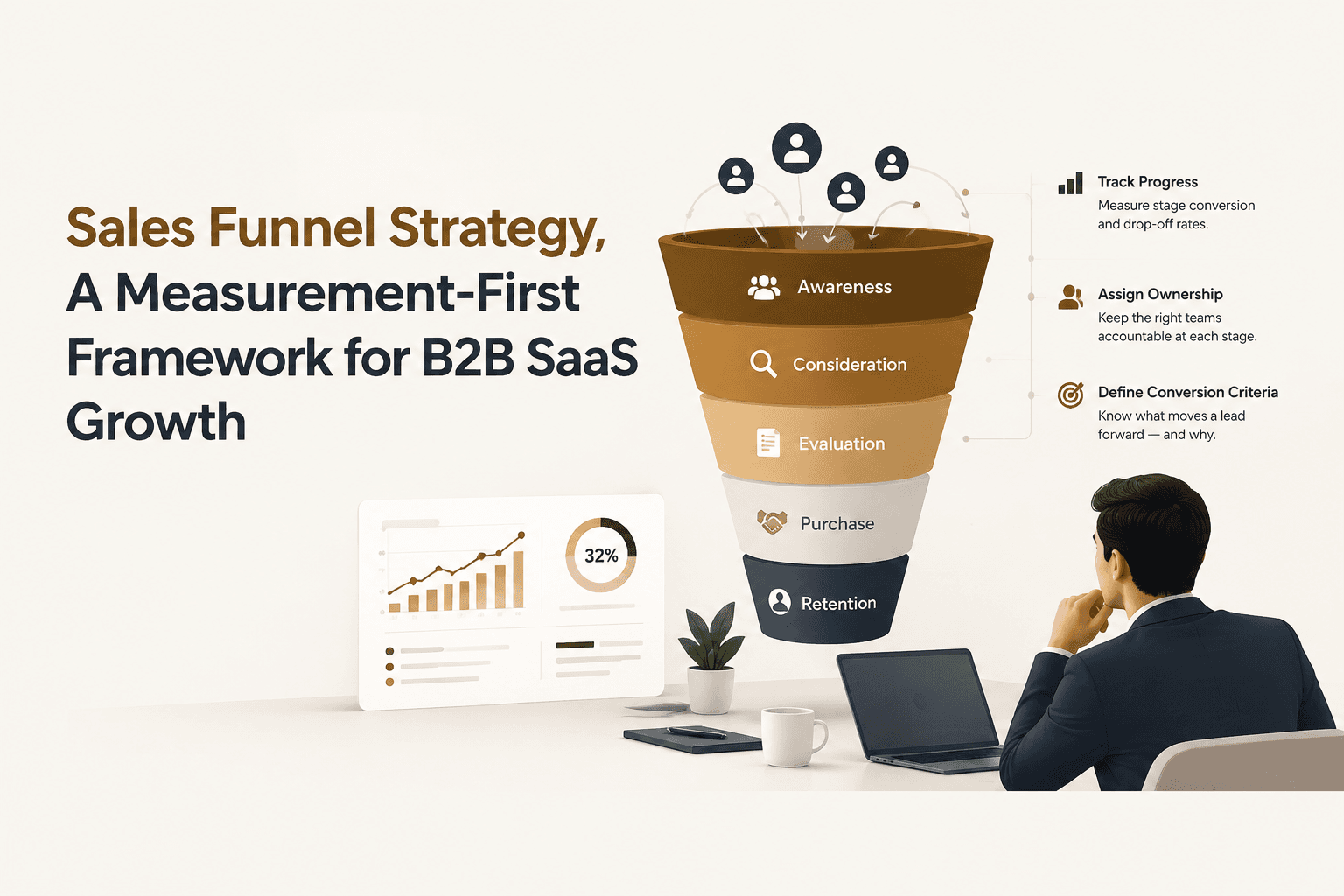 Sales Funnel Strategy, A Measurement-First Framework for B2B SaaS Growth