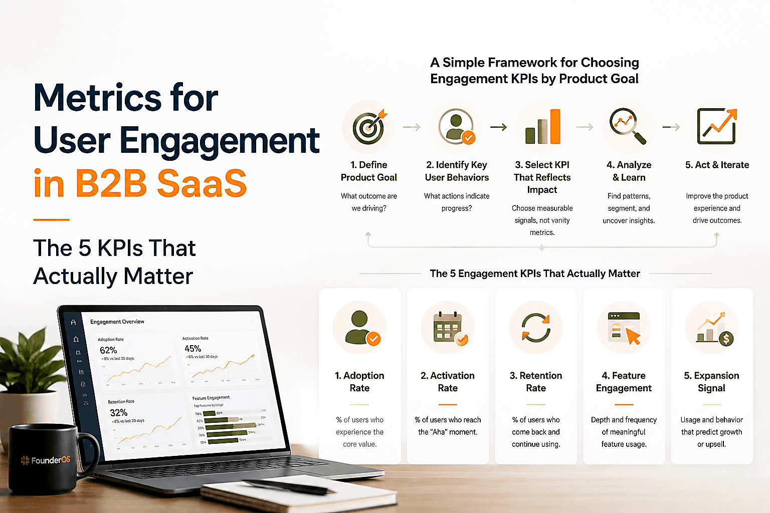 Metrics for User Engagement in B2B SaaS - The 5 KPIs That Actually Matter